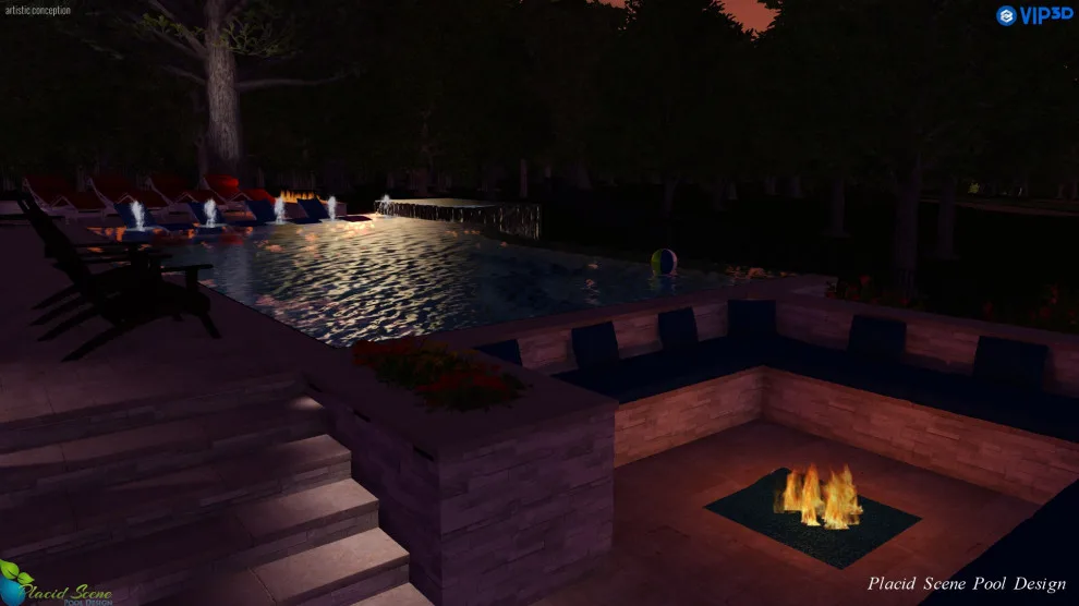 Contemporary Stripes by Placid Scene Pool Design - Photo 3