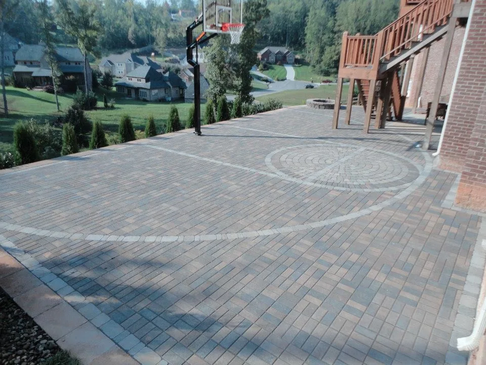 Paved basketball court by Wildwood Land Design - Photo 10