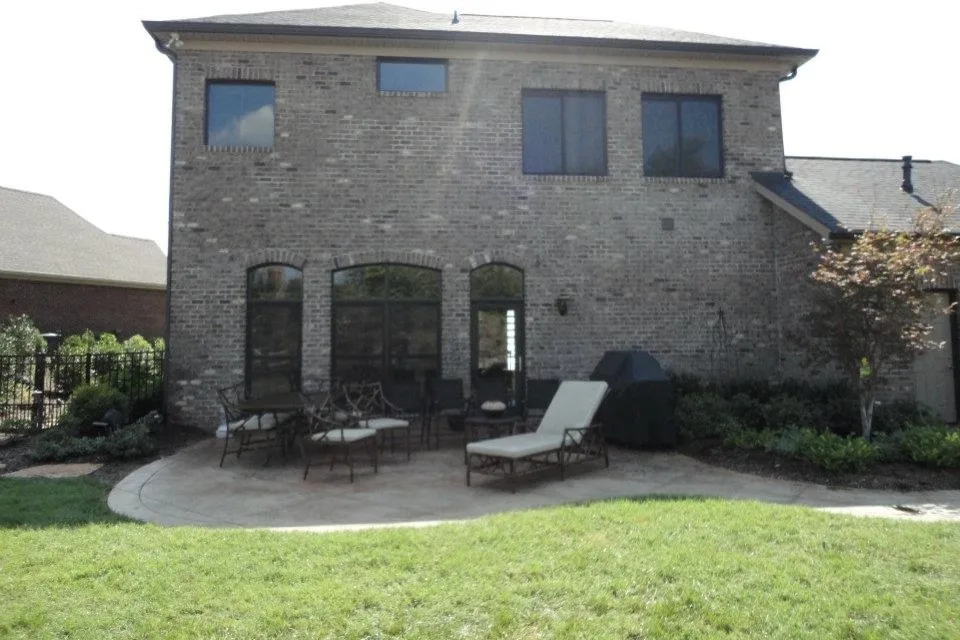 Outdoor fireplace pergola by Wildwood Land Design - Photo 3