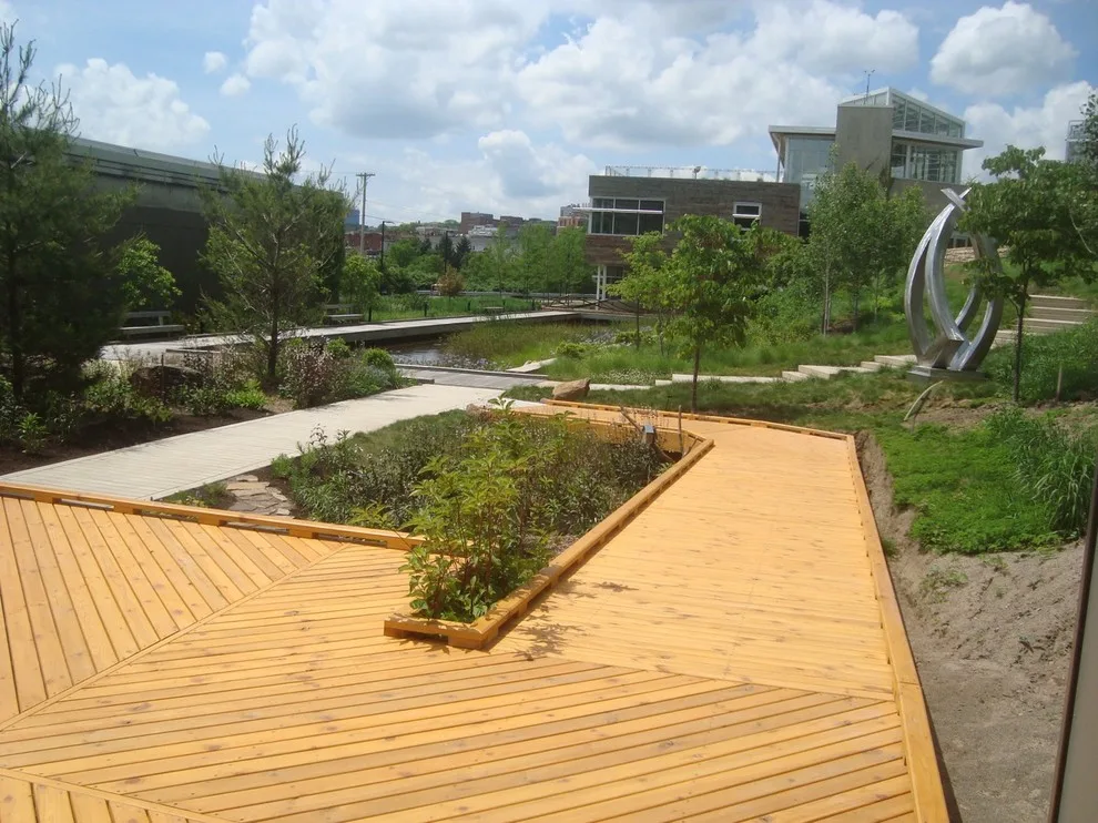 Phipps Conservatory - SEED Classroom - Access and Deck for Boardwalk Entry by Karl Steinmetz Landscape Architect - Photo 8