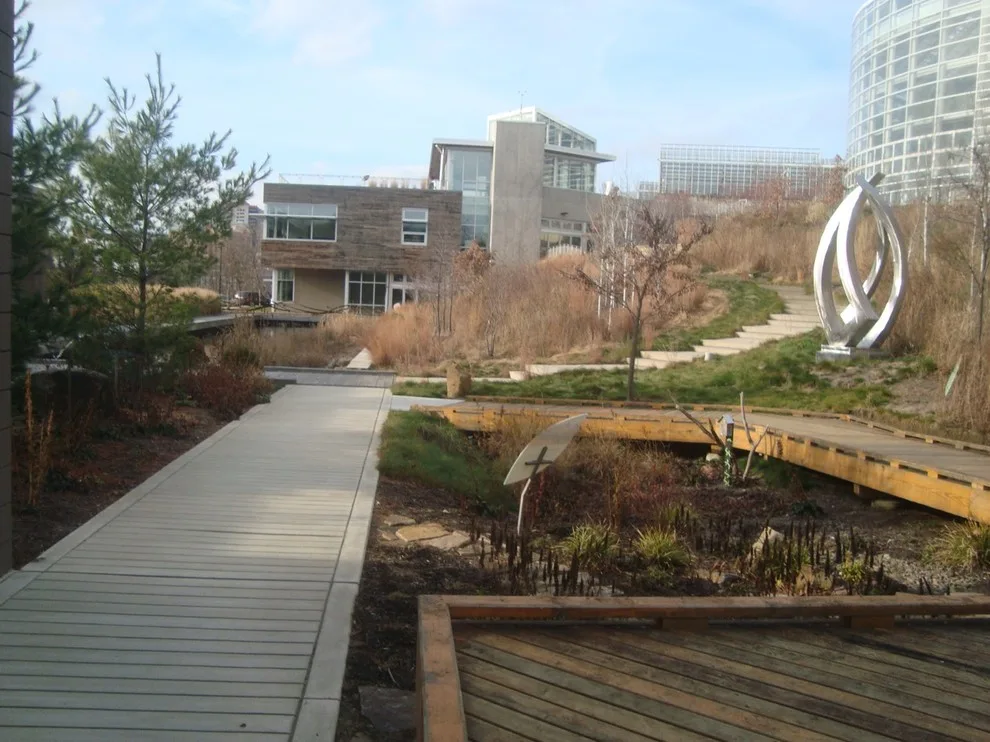 Phipps Conservatory - SEED Classroom - Access and Deck for Boardwalk Entry by Karl Steinmetz Landscape Architect - Photo 6