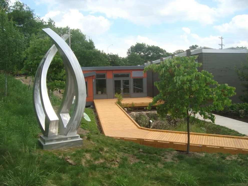 Phipps Conservatory - SEED Classroom - Access and Deck for Boardwalk Entry by Karl Steinmetz Landscape Architect - Photo 5