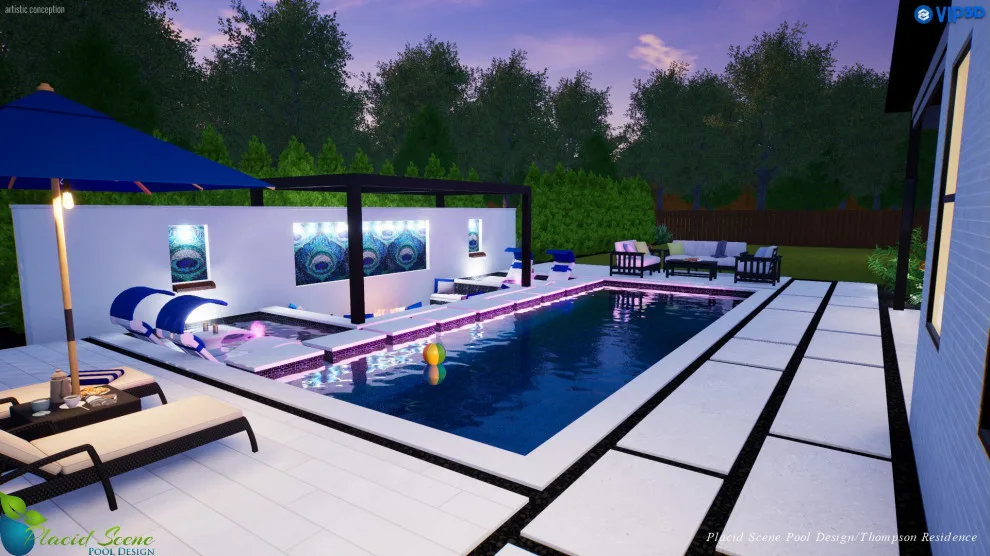 Thompson Project by Placid Scene Pool Design - Photo 7