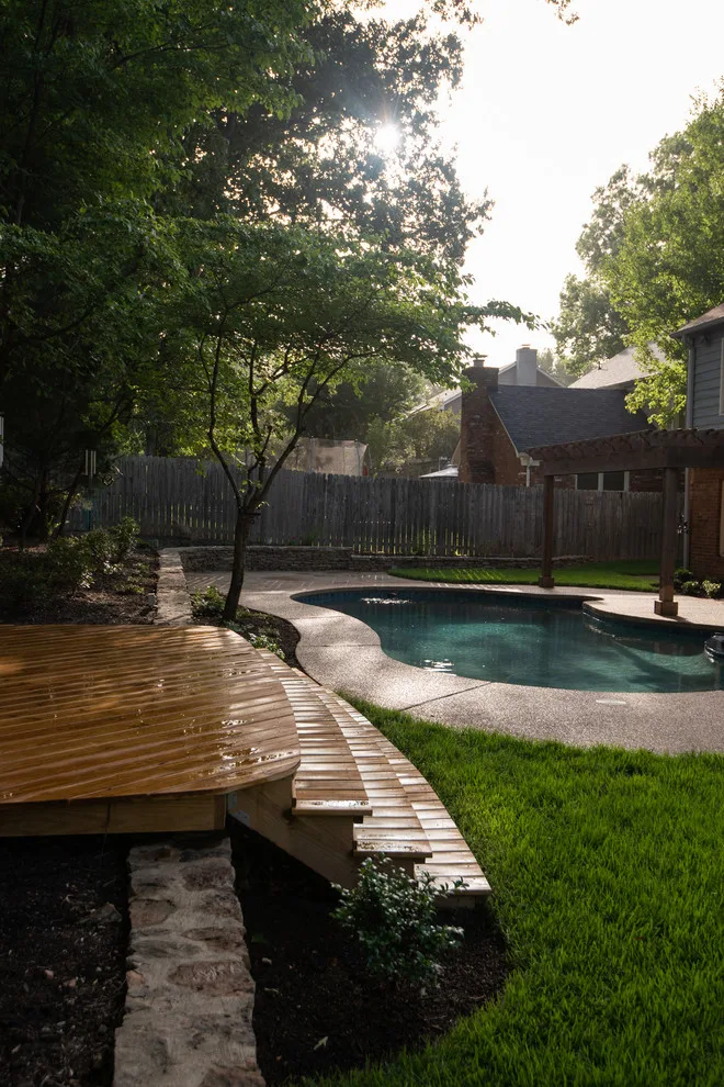 Outdoor Deck and Pool Landscaping by EScape Landscape Design - Photo 8