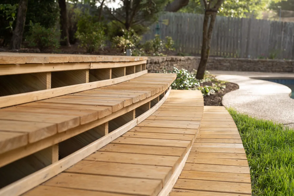 Outdoor Deck and Pool Landscaping by EScape Landscape Design - Photo 10