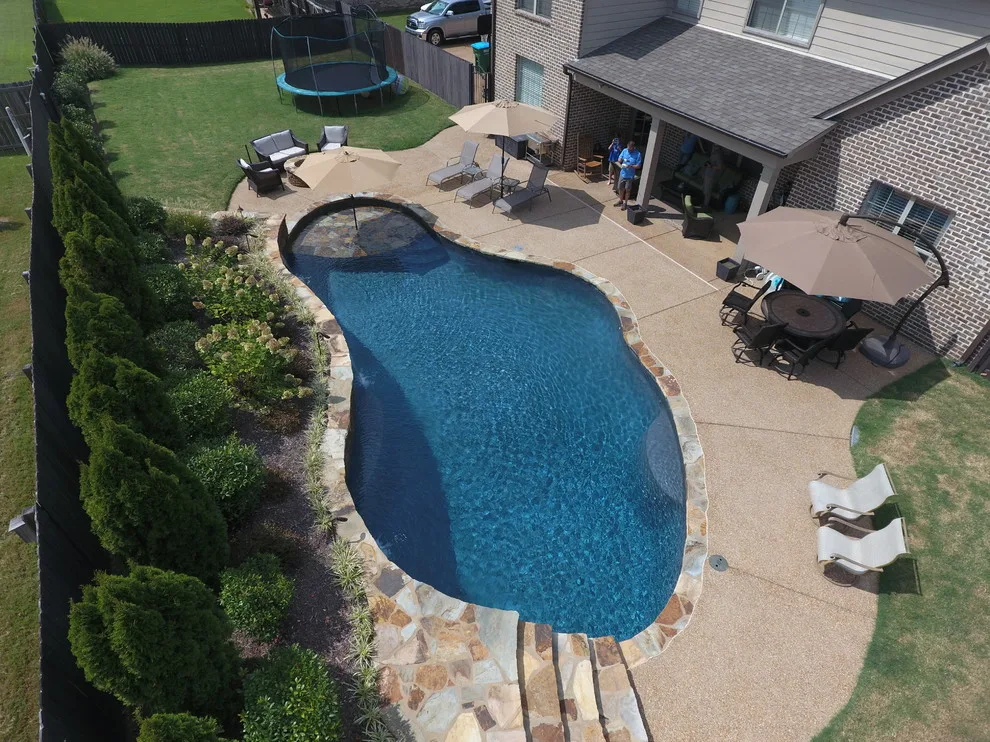 Arlington TN Backyard Retreat by Covenant Pool And Landscape - Photo 3