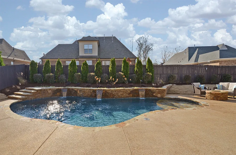 Arlington TN Backyard Retreat by Covenant Pool And Landscape - Photo 6