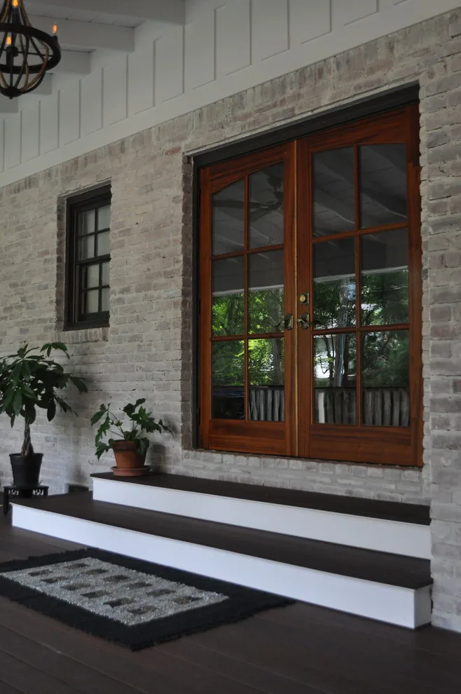 Enclosed Composite Deck with Elegant Outdoor Fireplace by Covenant Pool And Landscape - Photo 4