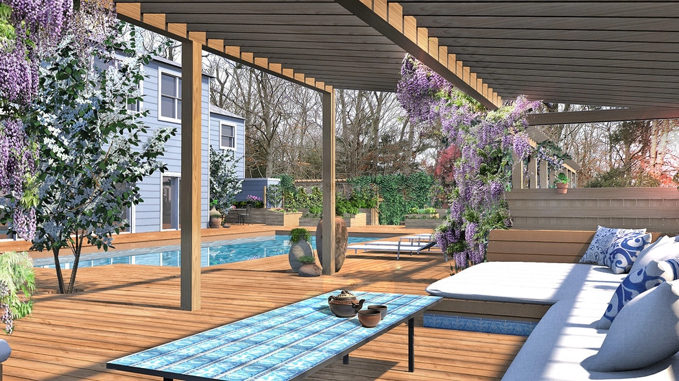 Poolside Garden, Hamptons, NY by Christian Duvernois Landscape/Studio - Photo 4