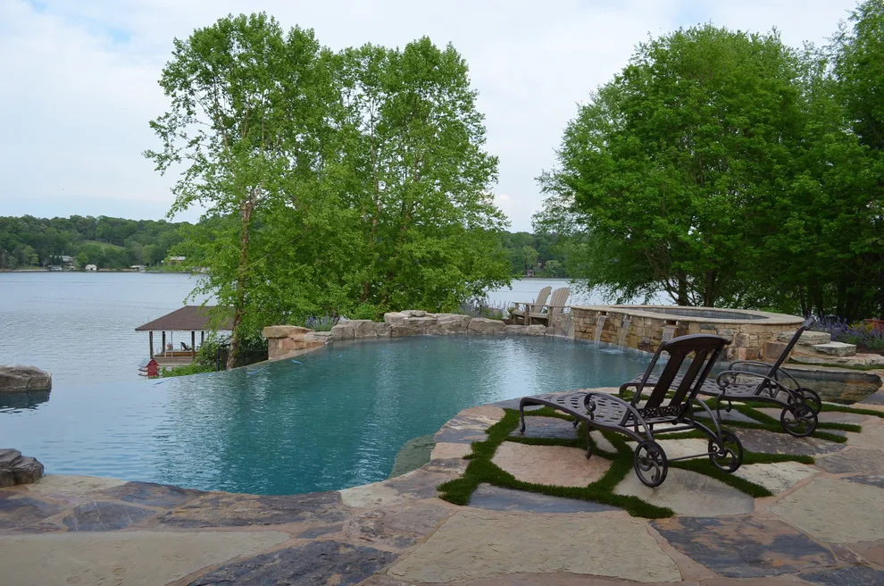 Infinity Edge Pool Lake Property by The Easy Gardener - Photo 6