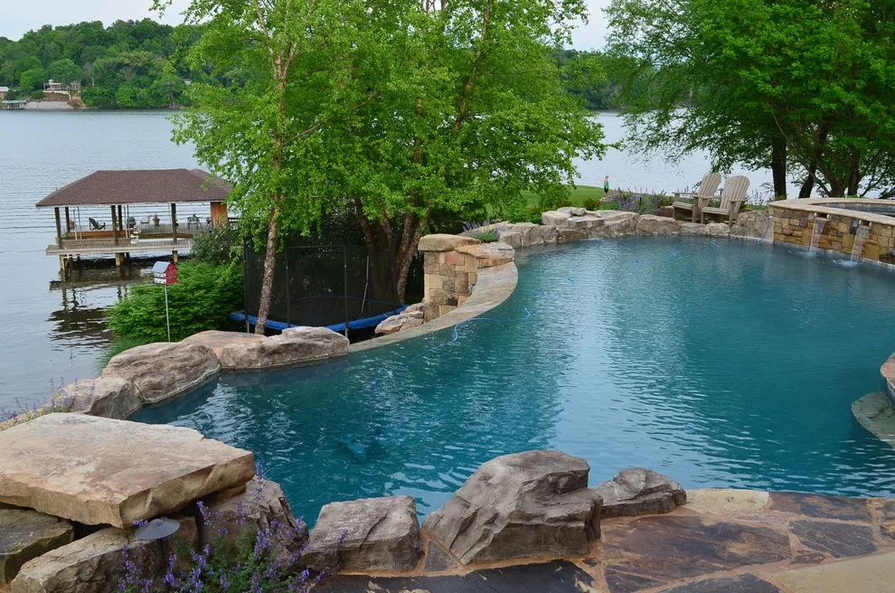 Infinity Edge Pool Lake Property by The Easy Gardener - Photo 7