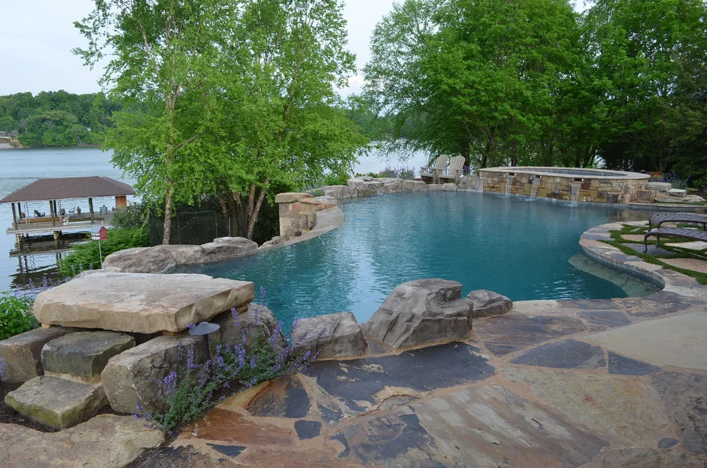 Infinity Edge Pool Lake Property by The Easy Gardener - Photo 4