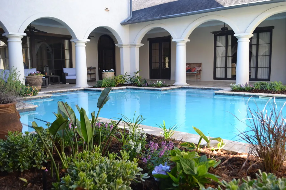Mediterranean Courtyard Renovation by Megan Montgomery Design - Photo 4