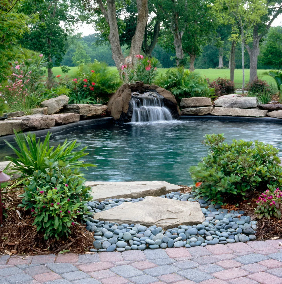 Outdoor Spaces: Swimming Pools by All Seasons Nursery & Landscaping, LLC. - Photo 43