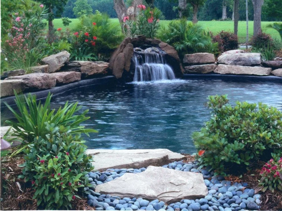 Outdoor Spaces: Swimming Pools by All Seasons Nursery & Landscaping, LLC. - Photo 51