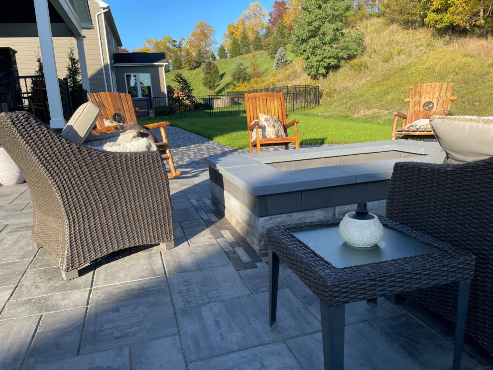 Outdoor Living Space and Firepit by Cedar Creek Design - Photo 10