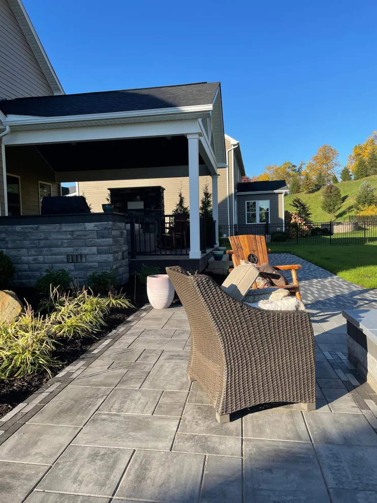 Outdoor Living Space and Firepit by Cedar Creek Design - Photo 3