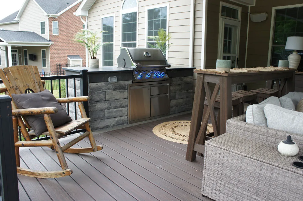 Outdoor Living Space and Firepit by Cedar Creek Design - Photo 5