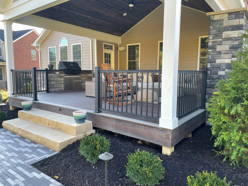 Outdoor Living Space and Firepit by Cedar Creek Design - Photo 11