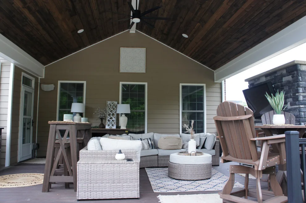 Outdoor Living Space and Firepit by Cedar Creek Design - Photo 9