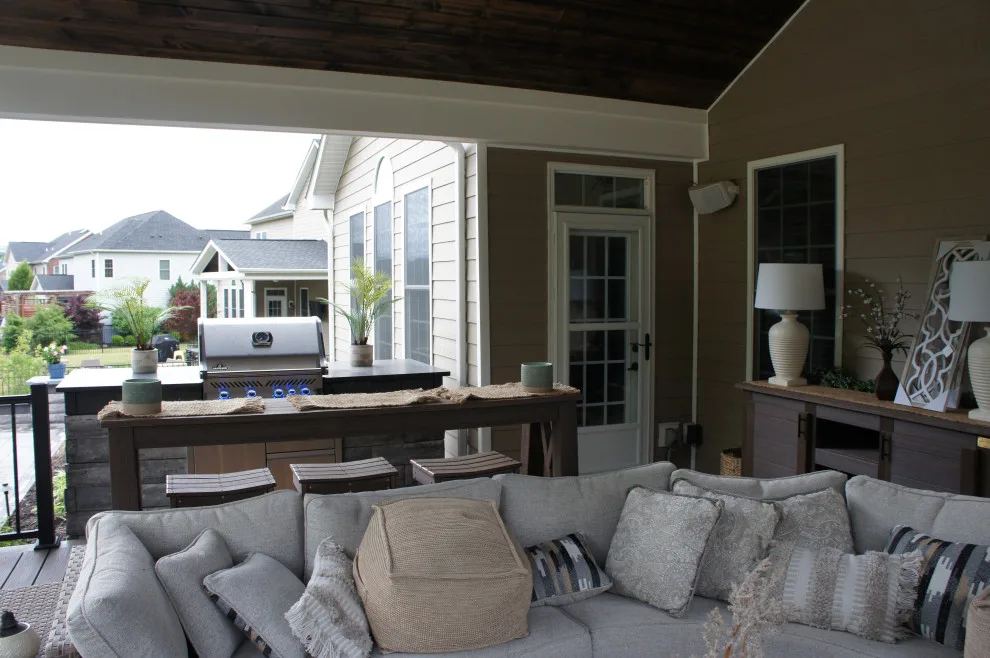 Outdoor Living Space and Firepit by Cedar Creek Design - Photo 2
