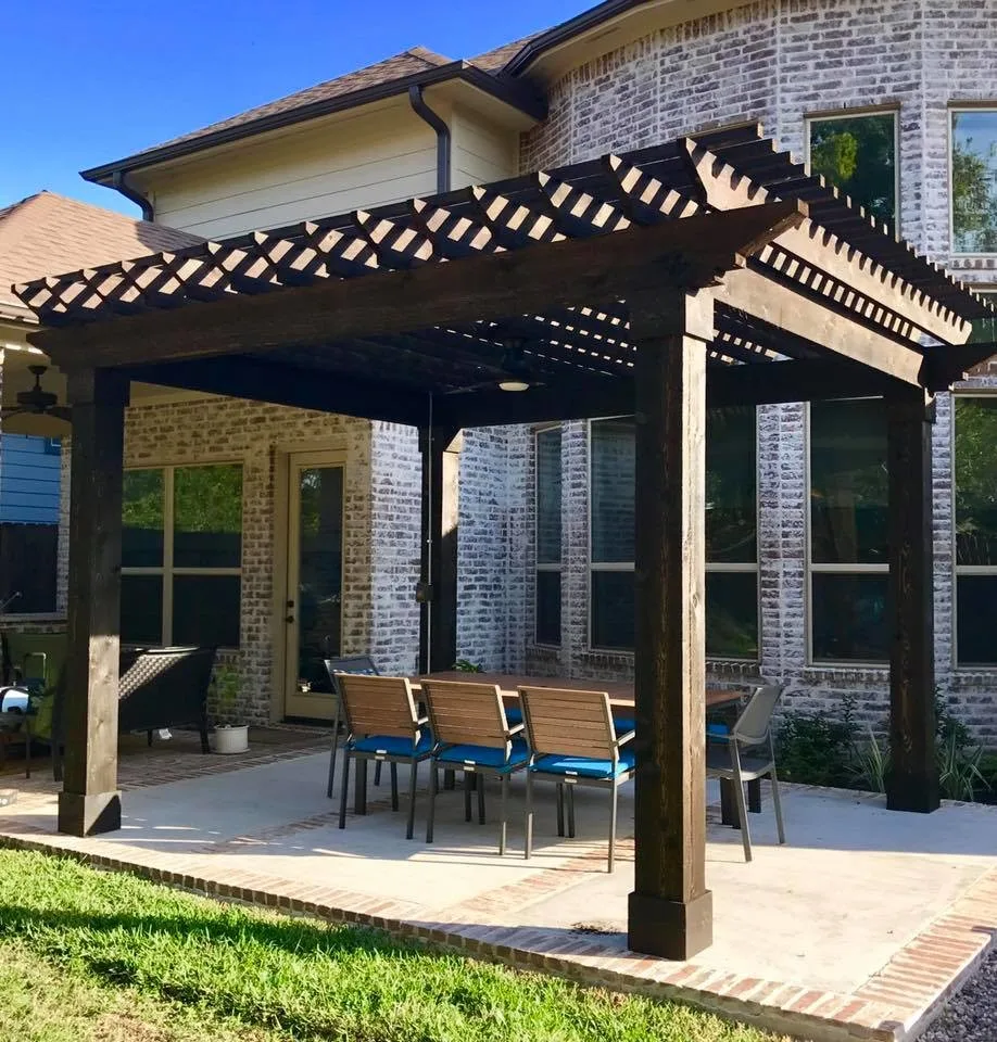 Pergola and Fire Pit by Wildflower Landscape Design-texas - Photo 4
