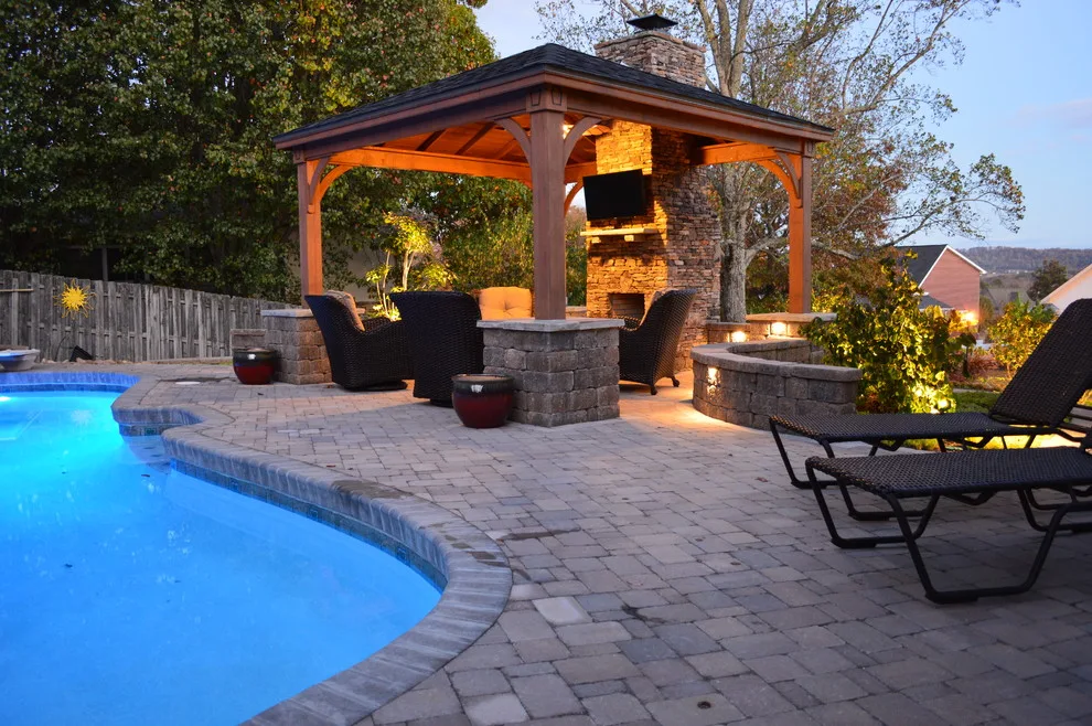 Powell TN Outdoor Spaces and Pool Deck by Carex Design Group - Photo 12