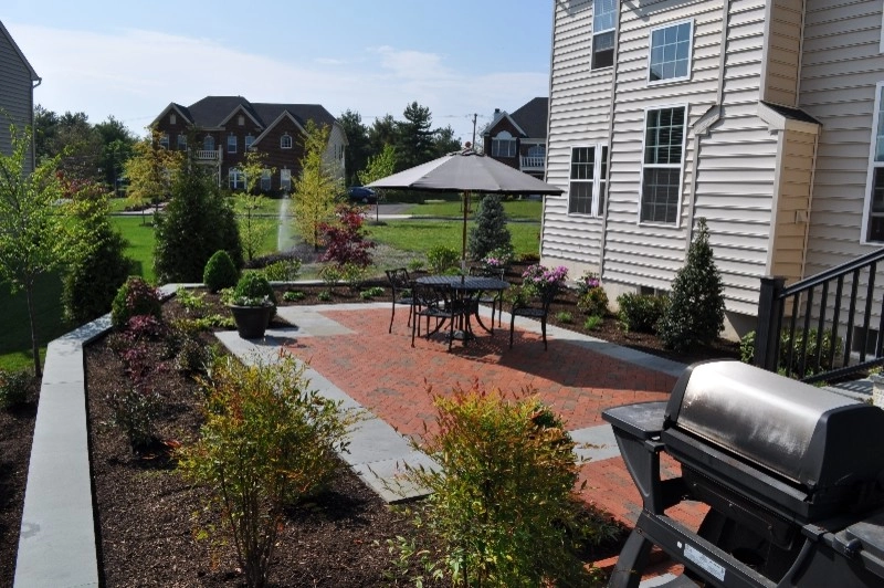 Brick and Bluestone Patio, Flagstone Paths and Landscape Paradise by Christopher A. Zeek LandscapeDesign&Construction - Photo 8