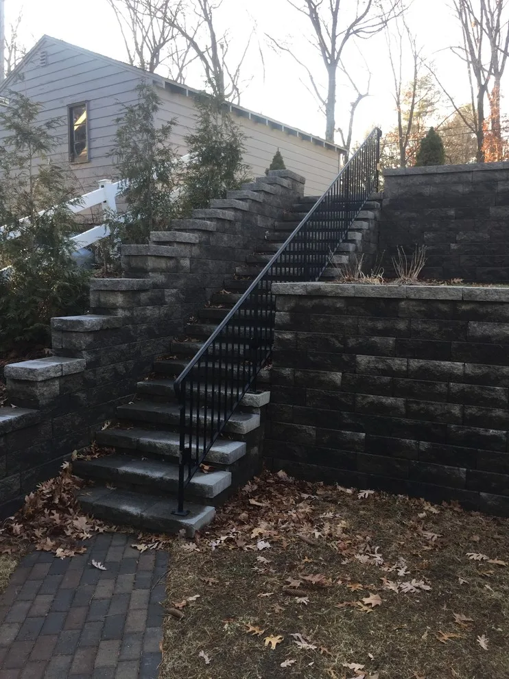 Substitution of Layered Segmented Concrete Block Retaining Wall by Arborcare Landscape Services & Products, LLC. - Photo 20