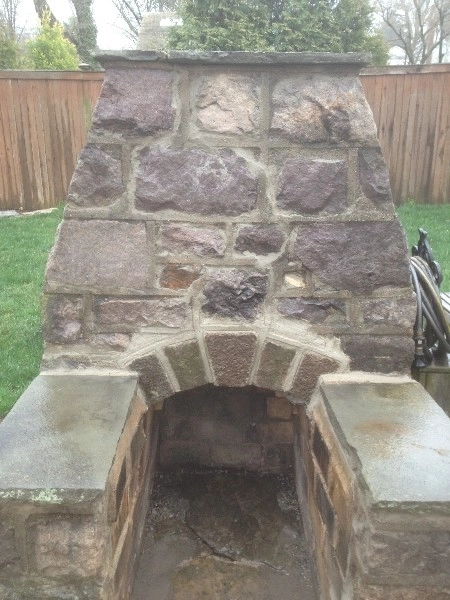 Flagstone Patio around Fireplace by Christopher A. Zeek LandscapeDesign&Construction - Photo 7