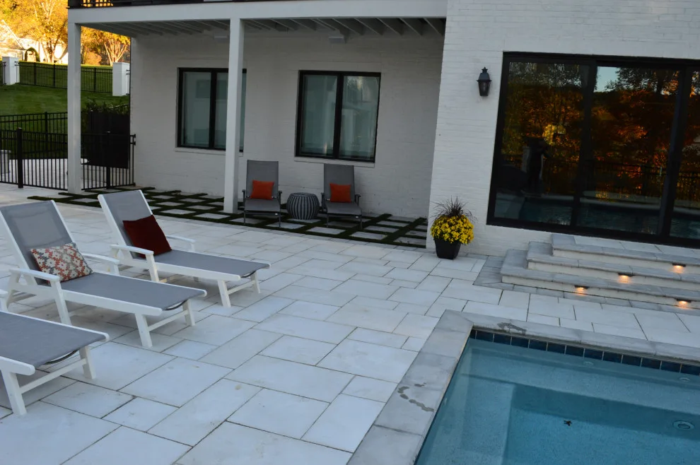 Elegant Pool and Outdoor Cooking Area by Carex Design Group - Photo 11