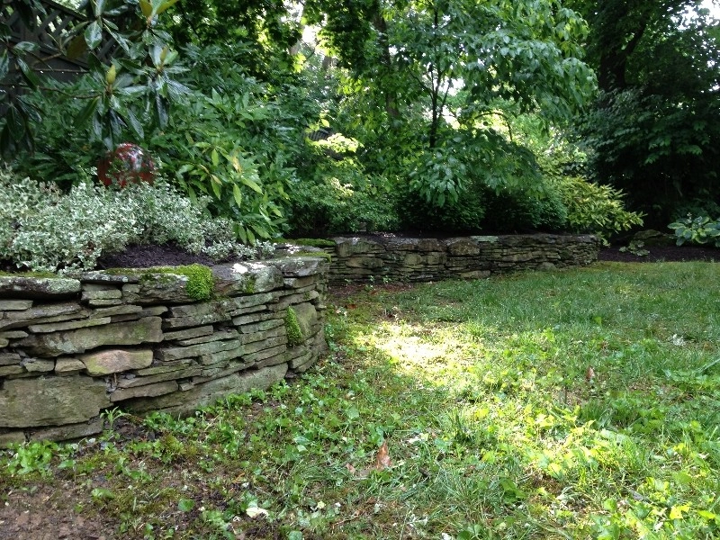 Yardley Landscape with Fieldstone walls and path by Christopher A. Zeek LandscapeDesign&Construction - Photo 3