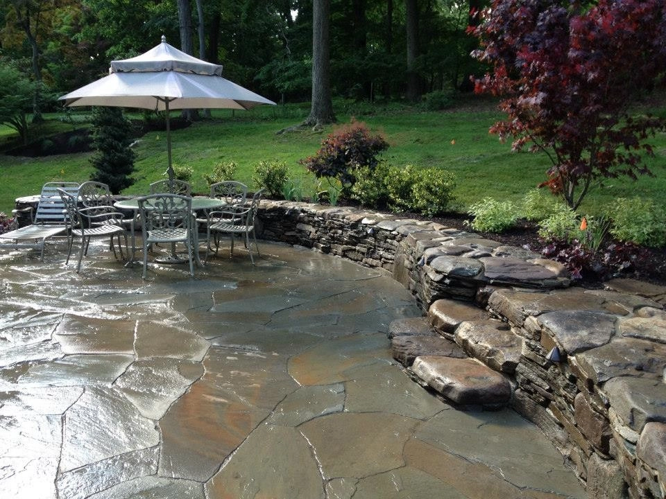 Layfayette Hill Flagstone Patio and Landscape by Christopher A. Zeek LandscapeDesign&Construction - Photo 7