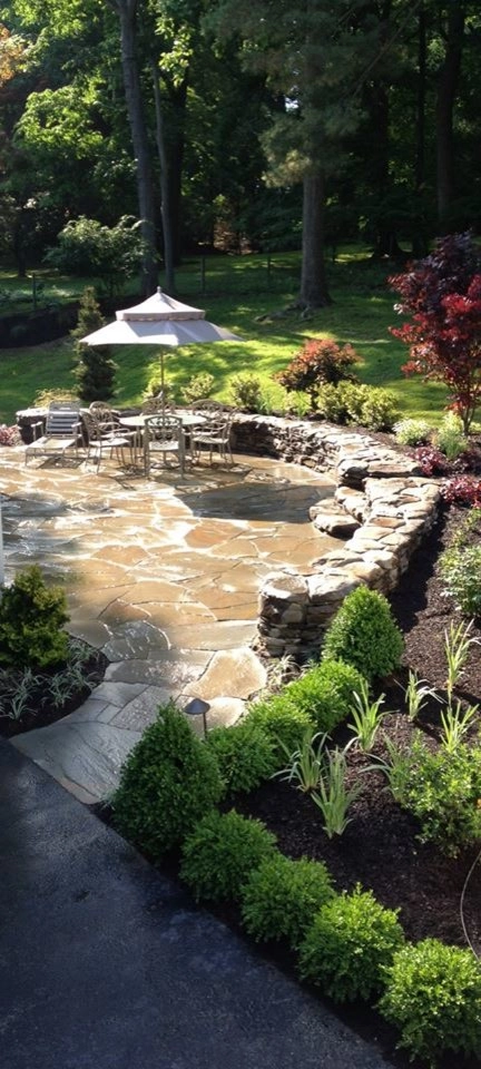 Layfayette Hill Flagstone Patio and Landscape by Christopher A. Zeek LandscapeDesign&Construction - Photo 6