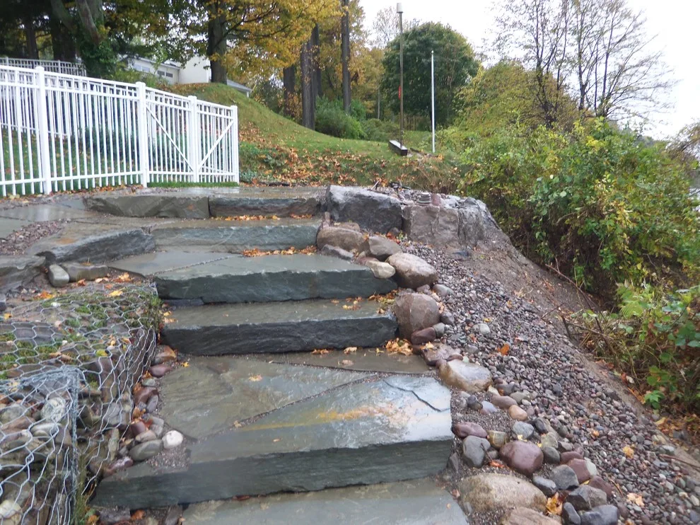 Rock Pathways and Walkway Stones by Twin Oaks Lawn And Landscape, Inc. - Photo 24