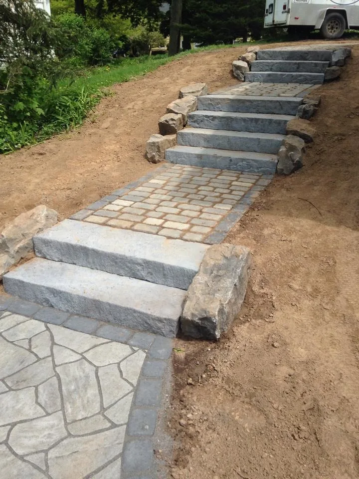 Rock Pathways and Walkway Stones by Twin Oaks Lawn And Landscape, Inc. - Photo 5