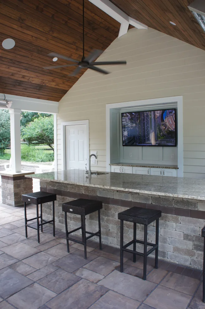 Residential Outdoor Gathering Area by Cedar Creek Design - Photo 15
