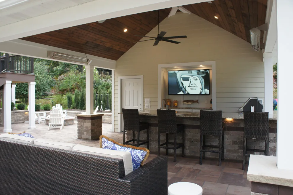 Residential Outdoor Gathering Area by Cedar Creek Design - Photo 5