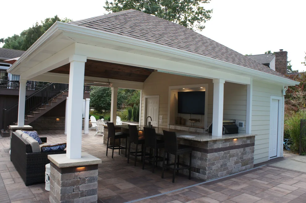 Residential Outdoor Gathering Area by Cedar Creek Design - Photo 22