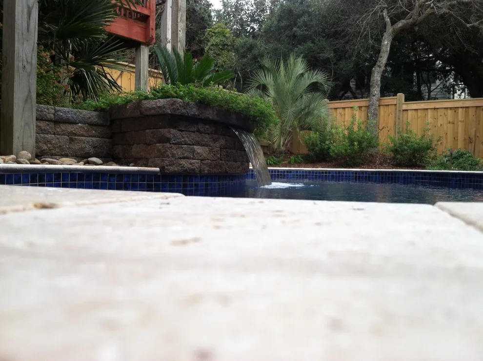 Emerald Island - Travertine Pool Deck by Yardworks, Inc. - Photo 4