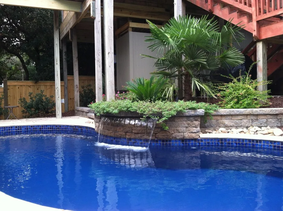 Emerald Island - Travertine Pool Deck by Yardworks, Inc. - Photo 8