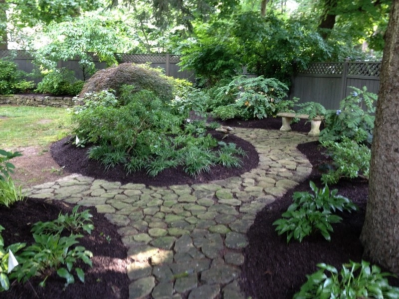 Yardley Landscape with Fieldstone walls and path by Christopher A. Zeek LandscapeDesign&Construction - Photo 5