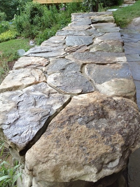 Woodland Flagstone Patio with Firepit by Christopher A. Zeek LandscapeDesign&Construction - Photo 2