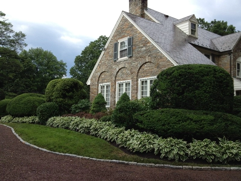 Yardley Landscape with Fieldstone walls and path by Christopher A. Zeek LandscapeDesign&Construction - Photo 2