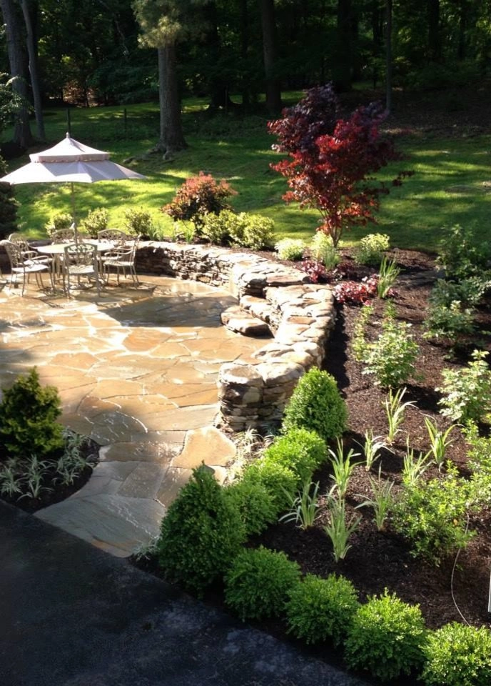 Layfayette Hill Flagstone Patio and Landscape by Christopher A. Zeek LandscapeDesign&Construction - Photo 3
