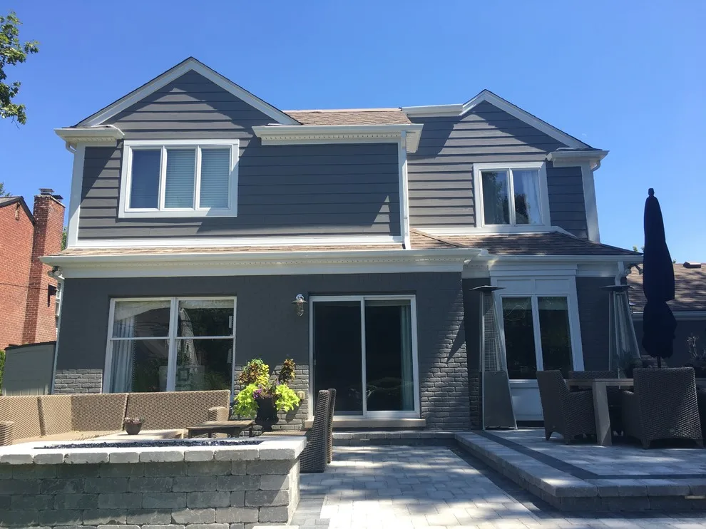 James Hardie Siding Project in Birmingham, MI by Bloomfield Construction - Photo 5