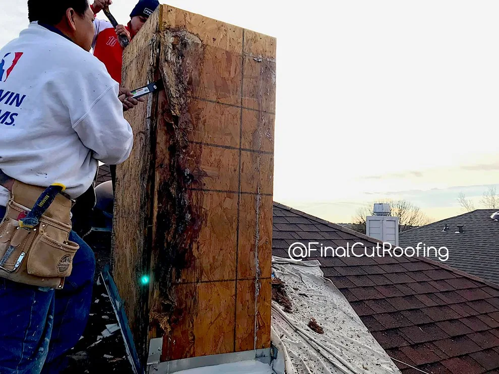 Chimney Cladding Restoration by Final Cut Roofing And Construction, LLC - Photo 4