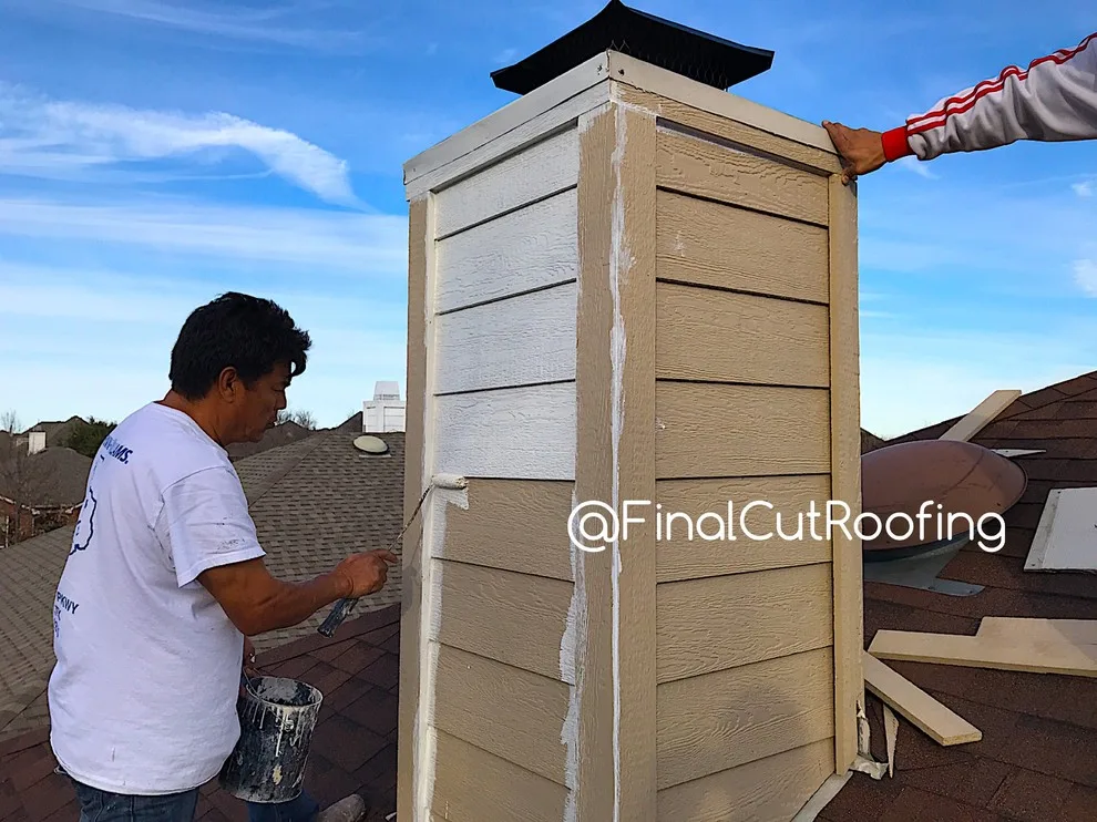 Chimney Cladding Restoration by Final Cut Roofing And Construction, LLC - Photo 3