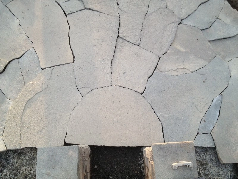 Flagstone Patio around Fireplace by Christopher A. Zeek LandscapeDesign&Construction - Photo 3