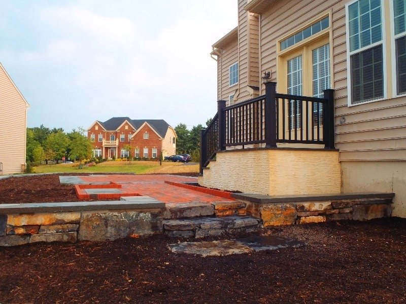 Brick and Bluestone Patio, Flagstone Paths and Landscape Paradise by Christopher A. Zeek LandscapeDesign&Construction - Photo 3